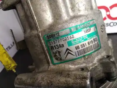 Peça sobressalente para automóvel em segunda mão compressor de ar condicionado a/a a/c por citroen c2 audace referências oem iam 9655191680 96 551 916 80 sd6v12 1450 sd6v12 1450f 9655191680 sd6v121450 sd6v121450f