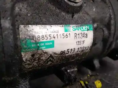 Second-hand car spare part air conditioning compressor for citroen c4 sedan 1.6 16v hdi fap oem iam references 9651910980 sd6c12 1351 sd6c12 1351f sd6c12 1363 sd6c121351 sd6c121351f sd6c121363