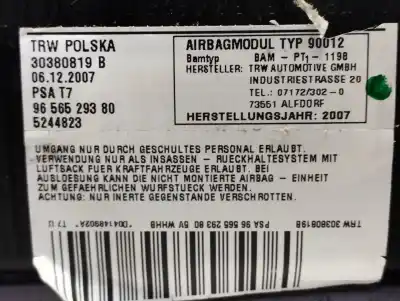 Peça sobressalente para automóvel em segunda mão airbag frontal lado direito por peugeot 308 sport referências oem iam 8216sf