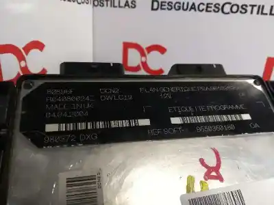 Peça sobressalente para automóvel em segunda mão centralina de motor uce por citroen c15 d referências oem iam  9650360180 r04080024e