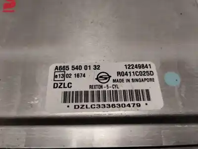 Second-hand car spare part ecu engine control for ssangyong rexton 270 xdi limited oem iam references a6655400132  