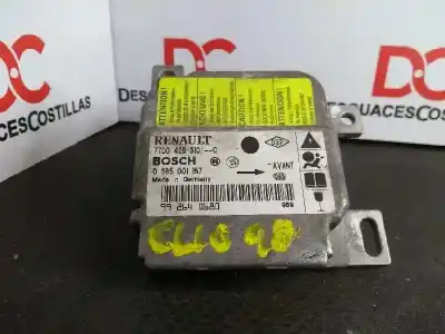 Автозапчастина б/у блок управління подушками безпеки для renault clio ii fase i (b/cbo) 1.2 посилання на oem iam 7700428310 0 285 001 157 0285001157