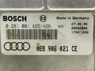 Piesă de schimb auto la mâna a doua Unitate De Control Motor Ecu pentru AUDI A4 BERLINA (B5) 1.9 TDI Referințe OEM IAM 0281001425  