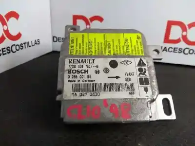 Автозапчастина б/у блок управління подушками безпеки для RENAULT CLIO II FASE I (B/CBO) 1.2 Посилання на OEM IAM 7700426752 7700 426 752 B 0285001155