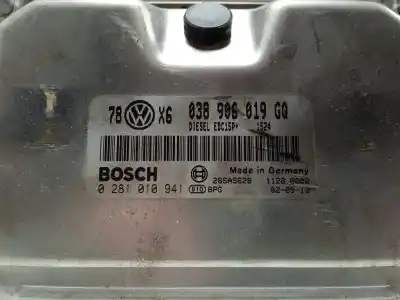 Second-hand car spare part ecu engine control for volkswagen passat b5.5 variant (3b6) 1.9 tdi oem iam references 038906019gq edc15p+ / 810 0281010941 / 28sa5628