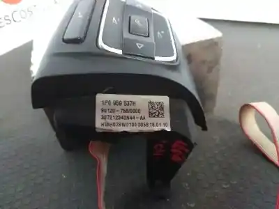 Second-hand car spare part steering wheel switch for seat leon (1p1) emocion oem iam references 1p0959538c  1p0959537h