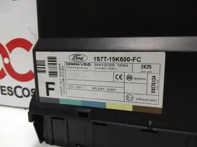 Автозапчастина б/у електронний модуль для FORD FOCUS BERLINA (CAK) Ambiente Посилання на OEM IAM 1S7T15K600FC  5WK48730E / T83SA / 5WK48862