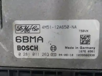 Автозапчасти б/у блок управления двигателем за ford focus c-max (cap) ambiente (d) ссылки oem iam 4m5112a650na 1039s06938 / 6bma / t5bvx 0281011263