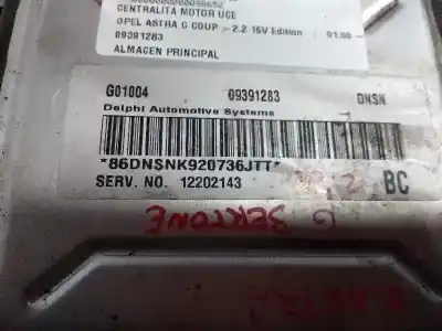 Second-hand car spare part ECU ENGINE CONTROL for OPEL ASTRA G COUPÉ  OEM IAM references 09391283 12202143 G01004