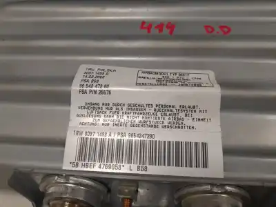 Peça sobressalente para automóvel em segunda mão airbag dianteiro direito por citroen c4 picasso sx referências oem iam 9654247280  30371433a