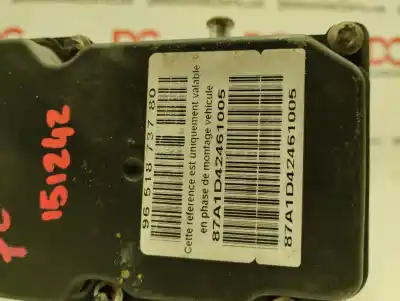 Pezzo di ricambio per auto di seconda mano abs per peugeot 307 break / sw (s1) sw pack riferimenti oem iam 9651873780  