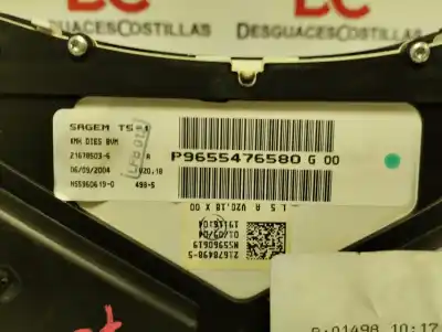 Second-hand car spare part dashboard for peugeot 307 break / sw (s1) sw pack oem iam references p9655476580g  