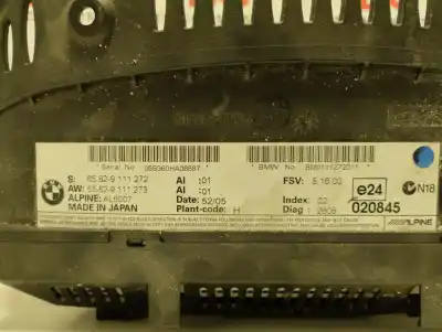 Peça sobressalente para automóvel em segunda mão display gps / multimídia por bmw serie 5 berlina (e60) 535d referências oem iam 65829111272