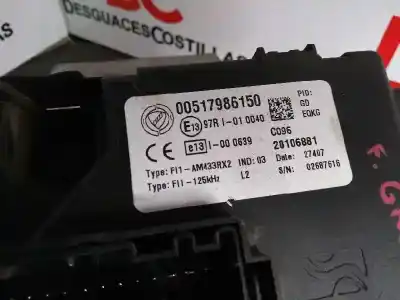 Second-hand car spare part FUSE BOX UNIT for FIAT GRANDE PUNTO (199)  OEM IAM references 00517986150  28106881