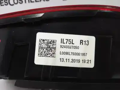 Second-hand car spare part left tailgate light for kia ceed gt line 140 cv / 103 kw oem iam references 92403j7050  il75l / j792411200