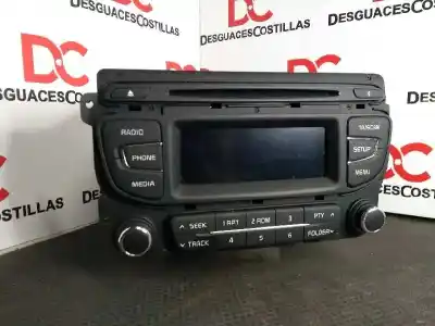 Peça sobressalente para automóvel em segunda mão Sistema De áudio / Rádio Cd por KIA CEE'D (JD) 1.6 CRDI 110 Referências OEM IAM 96170A2100WK 6110483000 AC110A2EE