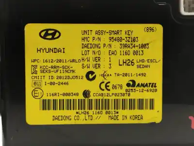 Pezzo di ricambio per auto di seconda mano modulo elettronico per hyundai i40 style riferimenti oem iam 954803z103