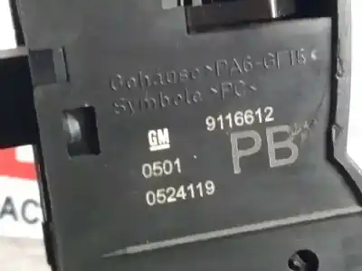 Pezzo di ricambio per auto di seconda mano controllo della luce per opel corsa c blue line riferimenti oem iam 9116612  0524119