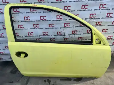 Peça sobressalente para automóvel em segunda mão porta dianteira direita por opel corsa c blue line referências oem iam 124554  