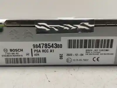 Peça sobressalente para automóvel em segunda mão módulo / sistema de navegação gps por citroen berlingo feel m referências oem iam 9847854380