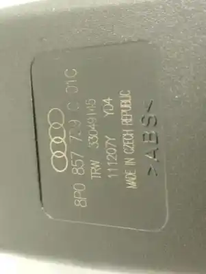 Автозапчастина б/у задній лівий ремін безпеки для audi a3 (8p) 1.9 tdi ambiente посилання на oem iam 8p0857739  