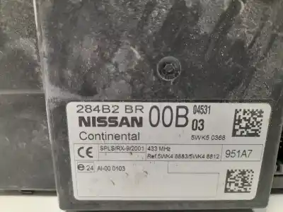Pezzo di ricambio per auto di seconda mano modulo elettronico per nissan qashqai (j10) acenta riferimenti oem iam 284b2br00b  284b2br // 5wk50368 // 5wk48883 // 5wk48812