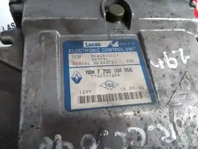 Second-hand car spare part ECU ENGINE CONTROL for RENAULT KANGOO (F/KC0)  OEM IAM references 7700104956 7700111206 R04080012J