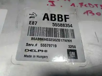 Pezzo di ricambio per auto di seconda mano centralina motore per opel astra j lim. excellence riferimenti oem iam 55588354  55579719