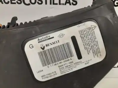 Peça sobressalente para automóvel em segunda mão airbag frontal lado esquerdo por renault laguna iii dynamique referências oem iam 985l10001r  985l10001rb