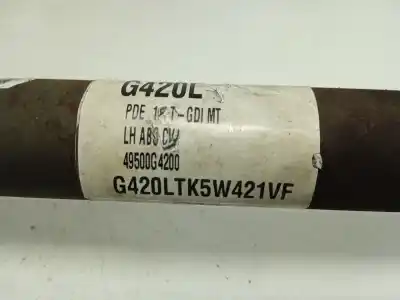 Peça sobressalente para automóvel em segunda mão transmissão dianteira esquerda por kia ceed gt line 140 cv / 103 kw referências oem iam 49500g4200