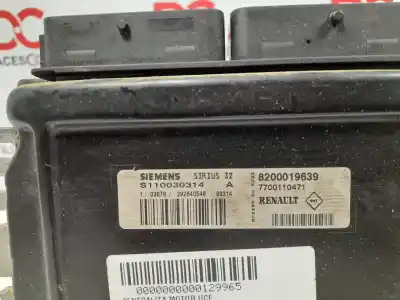 Pezzo di ricambio per auto di seconda mano  per RENAULT CLIO II FASE I (B/CBO)  Riferimenti OEM IAM 8200019369 SIRIUS32 7700110471 / S110030314A