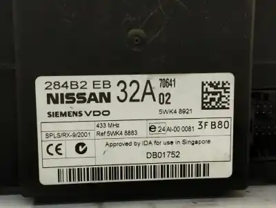 Pezzo di ricambio per auto di seconda mano modulo elettronico per nissan navara pick-up (d40m) double cab se 4x4 riferimenti oem iam 5wk48921  