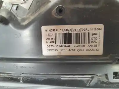 Second-hand car spare part left headlight for ford mondeo lim. business edition oem iam references ds7313w030ae  89906732
