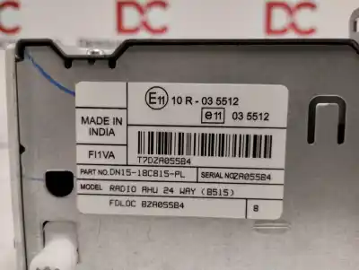 Автозапчастина б/у аудіо система / радіо cd для ford ecosport (cr6) trend посилання на oem iam dn1518c815pl  dn1518c815pl