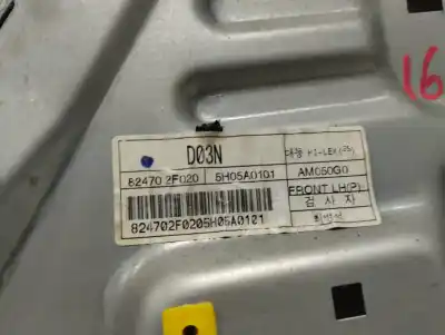 Second-hand car spare part driver left window regulator for kia cerato 1.5 crdi oem iam references 824012f010  