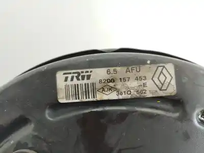 Автозапчастина б/у гальмівний серво для renault scenic ii 1.9 dci diesel fap cat 110 cv / 81 kw посилання на oem iam 8200157453  