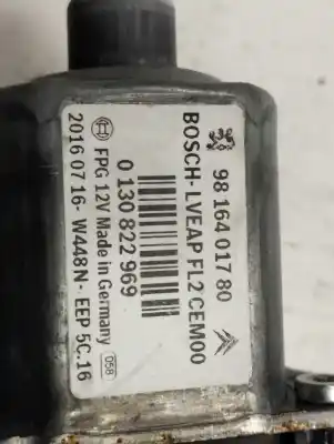 Peça sobressalente para automóvel em segunda mão elevador de vidros dianteira esquerda por peugeot 208 style referências oem iam 9816401780