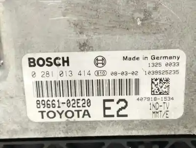 Peça sobressalente para automóvel em segunda mão centralina de motor uce por toyota auris active referências oem iam 8966102e20