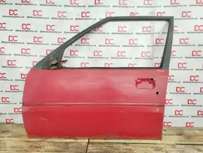 Peça sobressalente para automóvel em segunda mão porta da frente esquerda por citroen ax 1.1 referências oem iam 95231721  