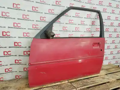 Peça sobressalente para automóvel em segunda mão porta da frente esquerda por citroen ax 1.1 referências oem iam 95231721  