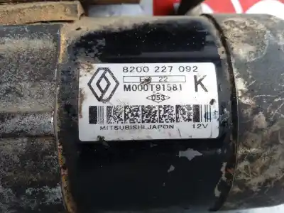 Peça sobressalente para automóvel em segunda mão MOTOR DE ARRANQUE por RENAULT CLIO II FASE II (B/CB0)  Referências OEM IAM 8200426577 82000021396 , 8200227002 , M000T91581 82000227002, 8200021396, 7711134730, 8200227092