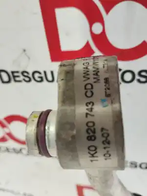 Автозапчастина б/у труби кондиціонації для audi a3 (8p) 1.9 tdi ambiente посилання на oem iam 1k0820743cd  