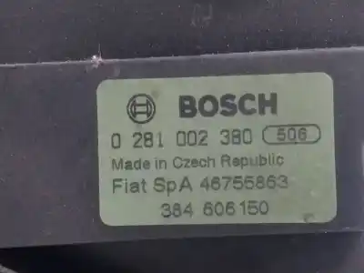 Автозапчастина б/у ПЕДАЛЬНИЙ ПОТЕНЦІОМЕТР для ALFA ROMEO 147 (190)  Посилання на OEM IAM 0281002380 384606150 46755863