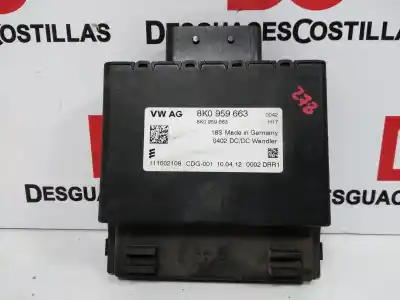 Pezzo di ricambio per auto di seconda mano modulo elettronico per audi a4 berlina (b8) básico riferimenti oem iam 8k0959663  111002109 / cdg001