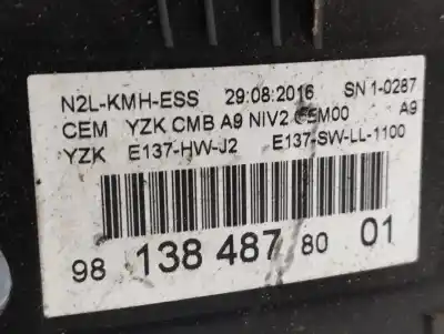Peça sobressalente para automóvel em segunda mão quadrante por peugeot 208 style referências oem iam 9813848780  