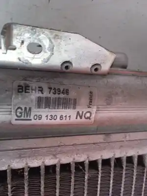 Peça sobressalente para automóvel em segunda mão condensador / radiador de ar condicionado por opel zafira a elegance referências oem iam 09130611  