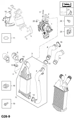 Second-hand car spare part  for OPEL ASTRA GTC  OEM IAM references 5836848  