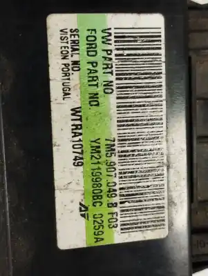 Peça sobressalente para automóvel em segunda mão comando de sofagem (chauffage / ar condicionado)  por ford galaxy (vy) ambiente referências oem iam 7m5907049bf03  7m5907049b