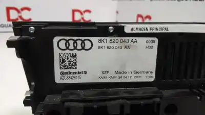 Pezzo di ricambio per auto di seconda mano controllo climatico per audi a4 berlina (b8) básico riferimenti oem iam 8k1820043aa