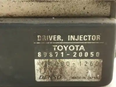 Peça sobressalente para automóvel em segunda mão centralina de motor uce por toyota corolla (e12) 2.0 d-4d linea sol berlina referências oem iam 8987120050